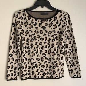 Velvet Women Small Animal Print Sweater
